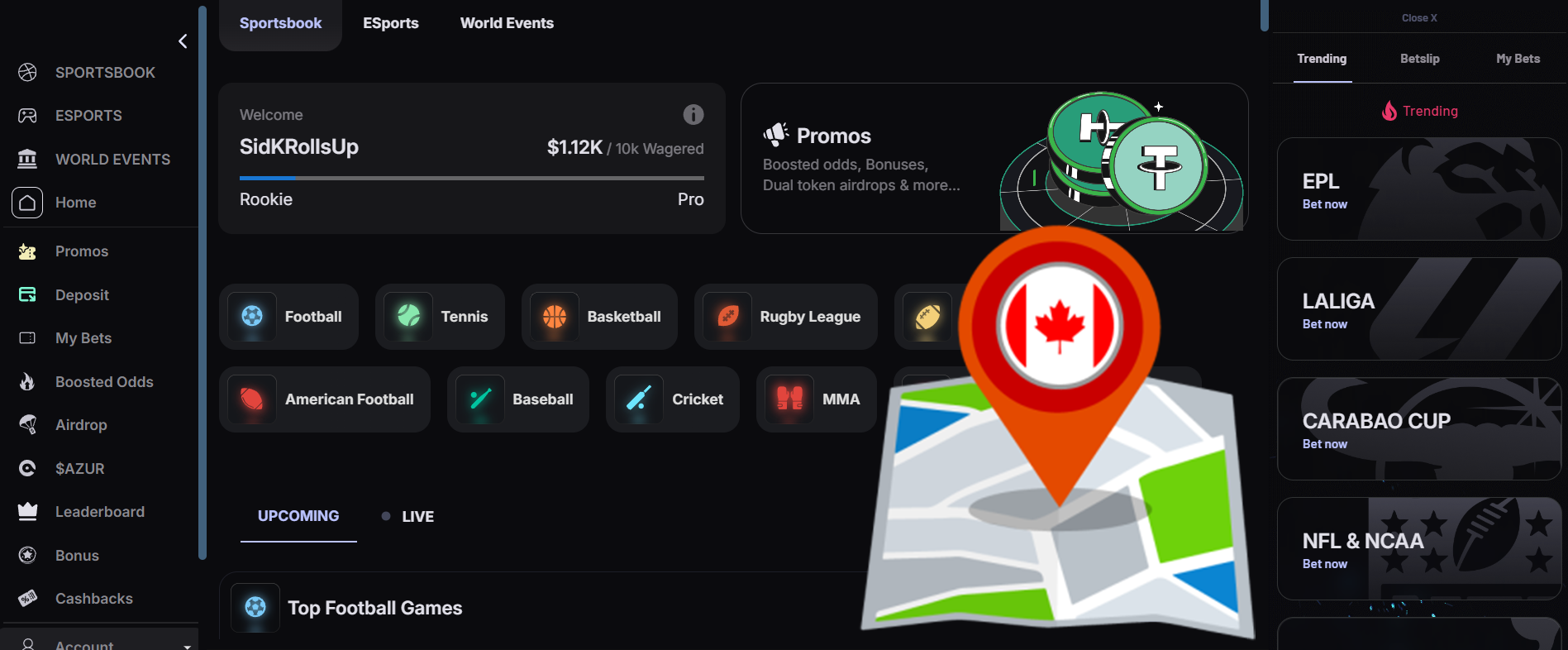 DexWin - First Licensed Decentralized Crypto Bookmaker rise of sports betting in canada and dexwin sportsbook popularity
